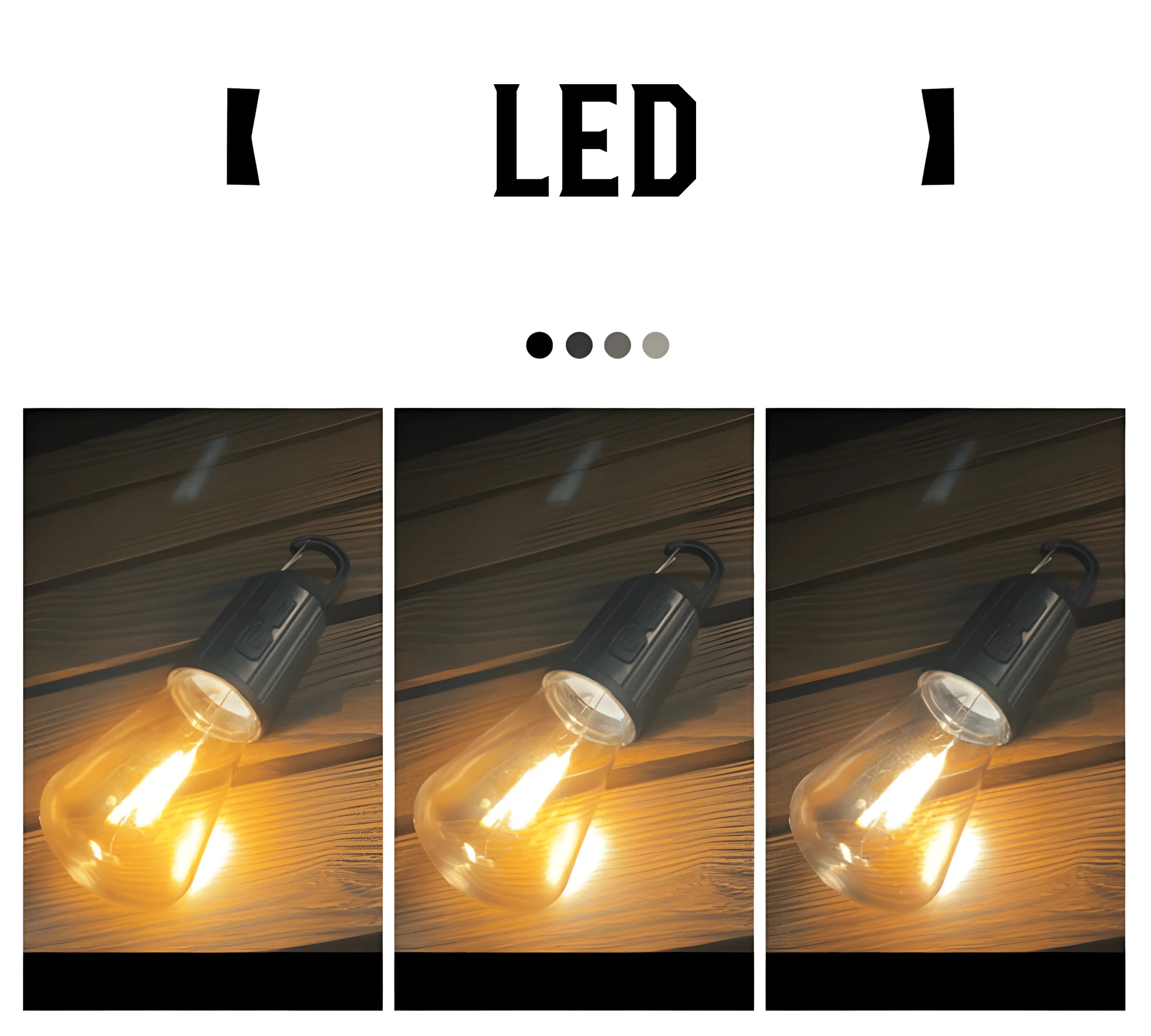 Компактна та легка лампа з USB Type-C зарядкою